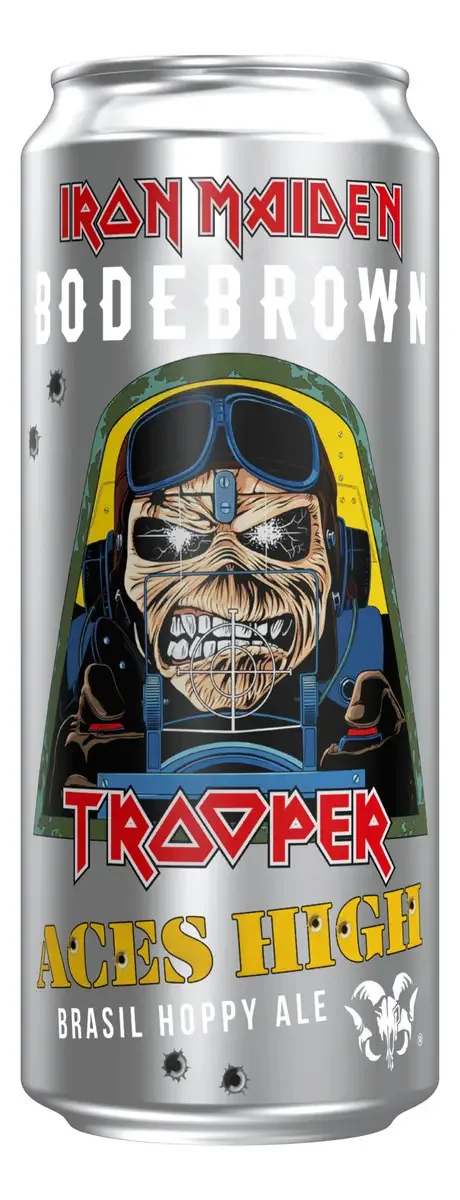 Cerveja Bodebrown Trooper Aces High Iron Maiden - Lata 470ml