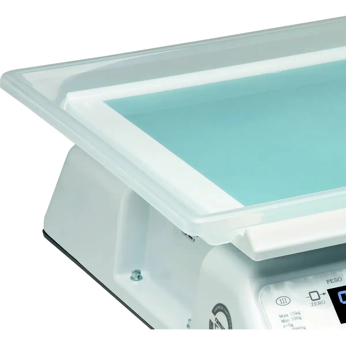 Balança Digital Industria Comercio Dcrb Cl 15kg Ramuza Cor Branco