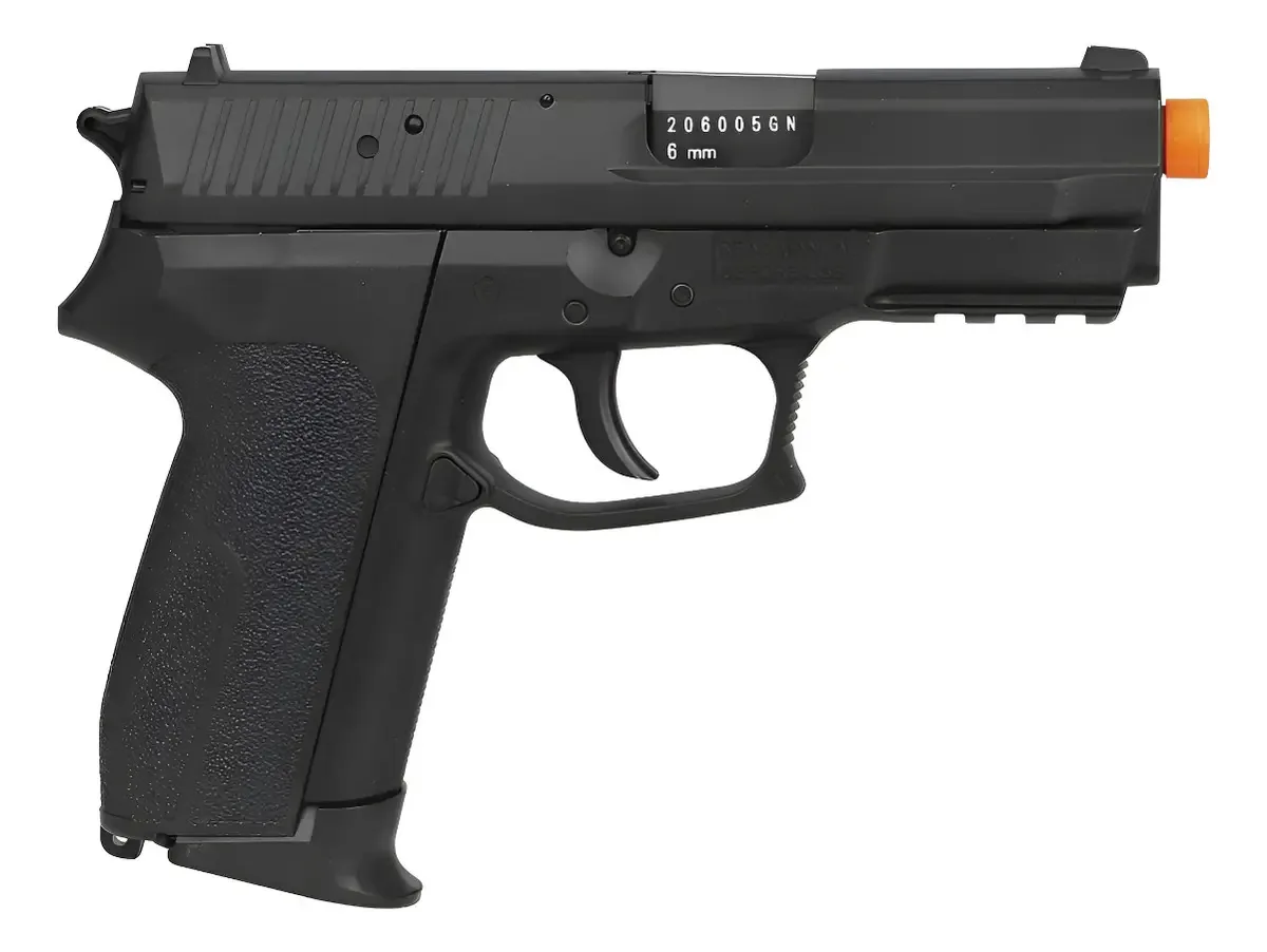Pistola de Airsoft KWC SP2022 6mm Gás CO2 Preto