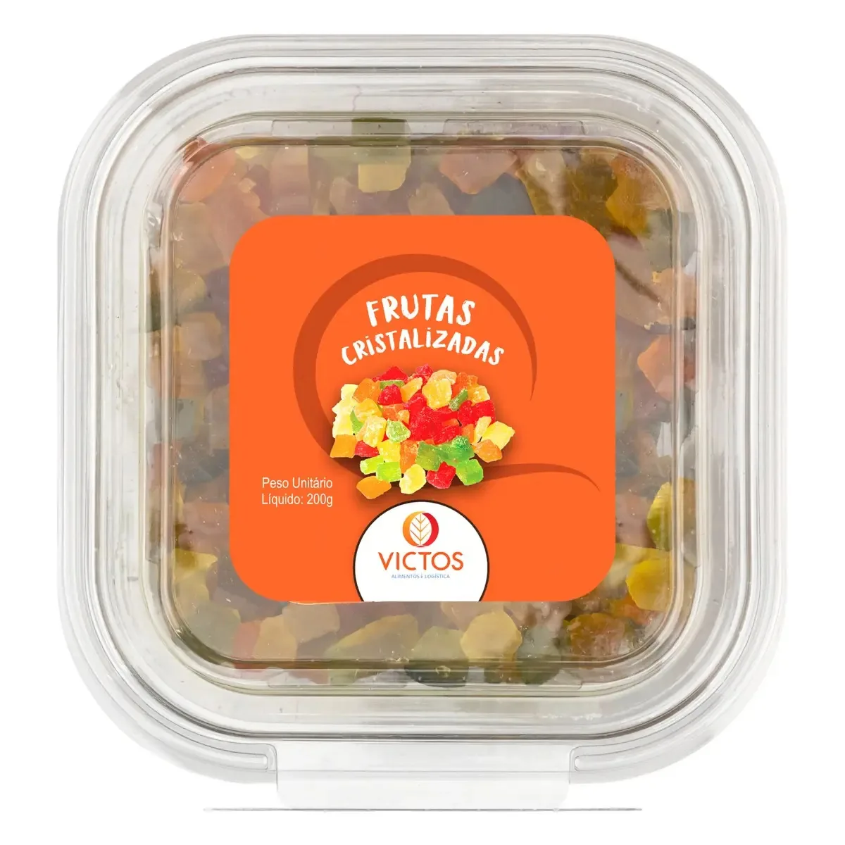 Frutas Cristalizadas Victos Pote 200g