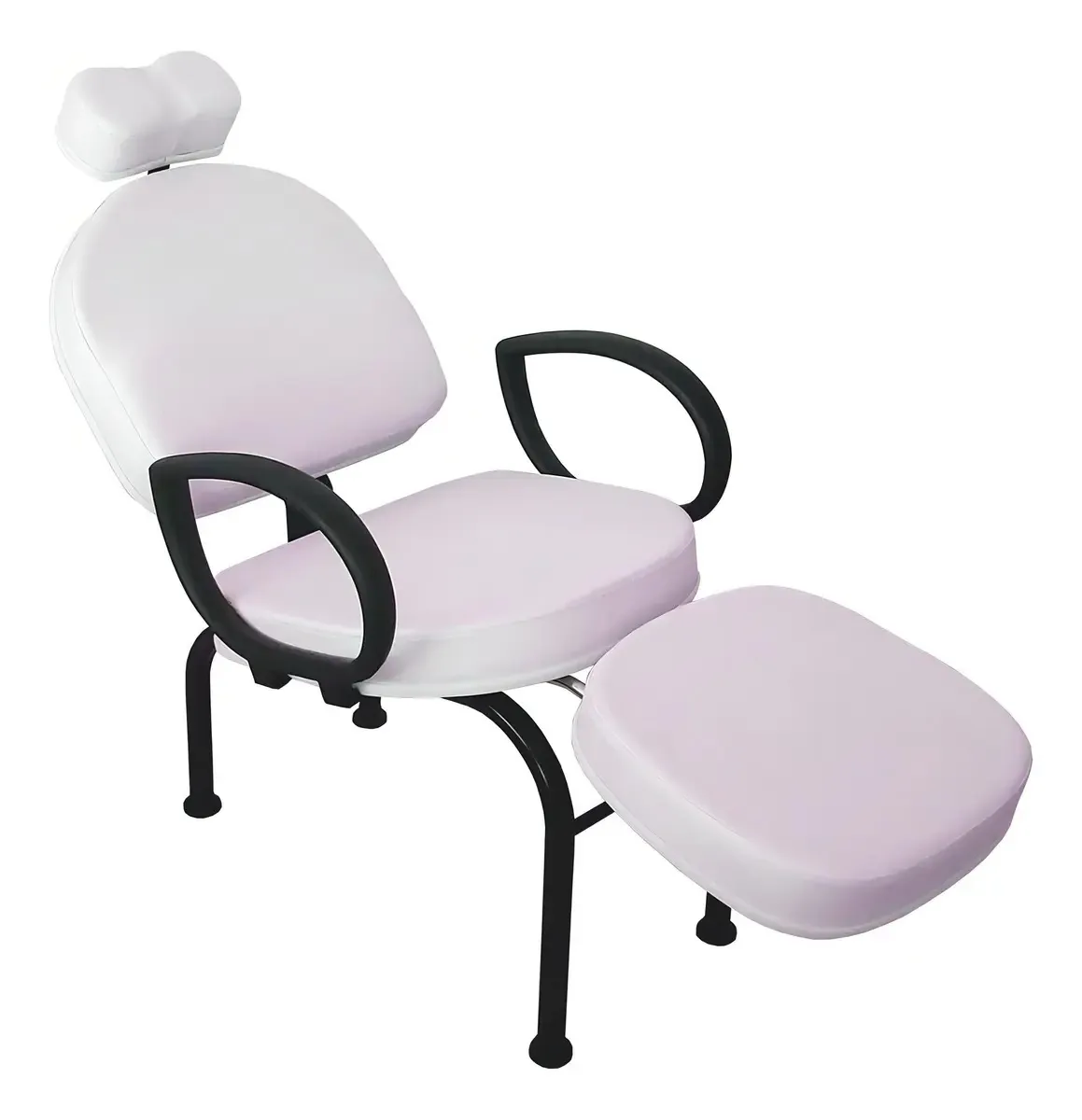 Cadeira Conforty + Mocho Maquiagem Cílios Sobrancelha Branco