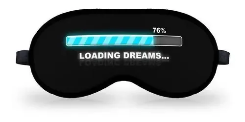 Máscara De Dormir Em Neoprene - Loading Dreams