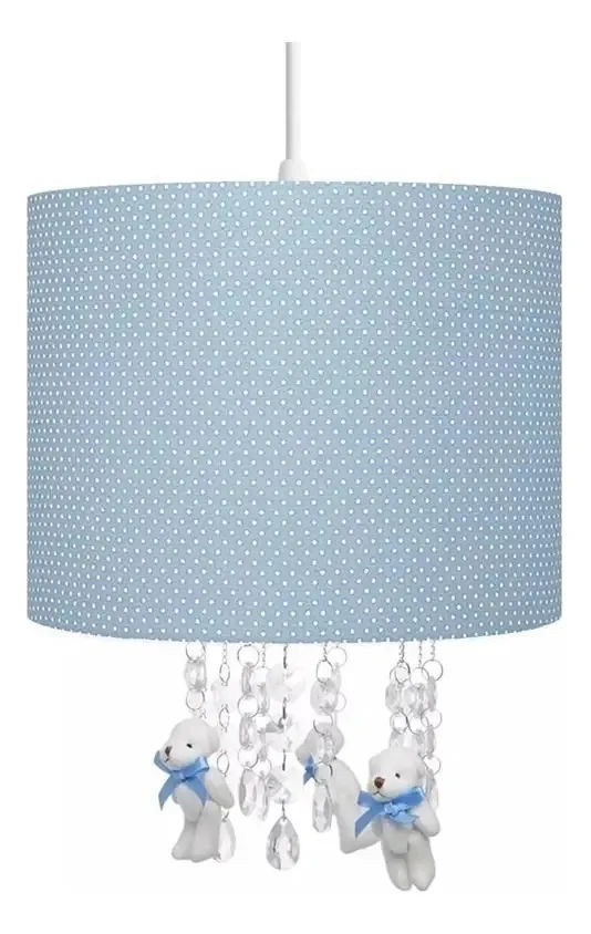 Pendente Fofura Azul Bebê Bivolt Carambola