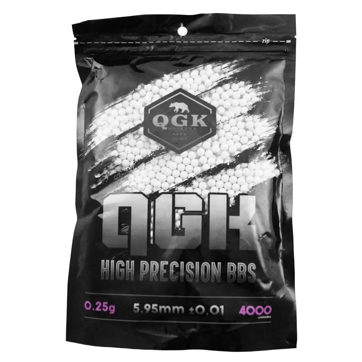 Bb Qgk 0,25g Branca Com 4000 Bbs