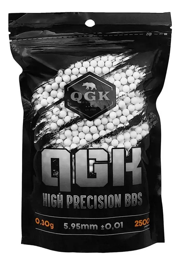 Bb 0.30g Branca Com 2500 Bbs - Qgk
