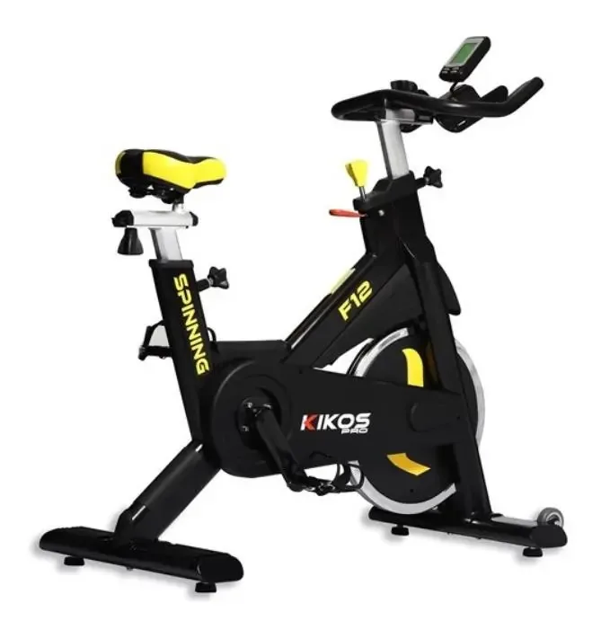 Bicicleta ergométrica Kikos Pro F12 cor preto