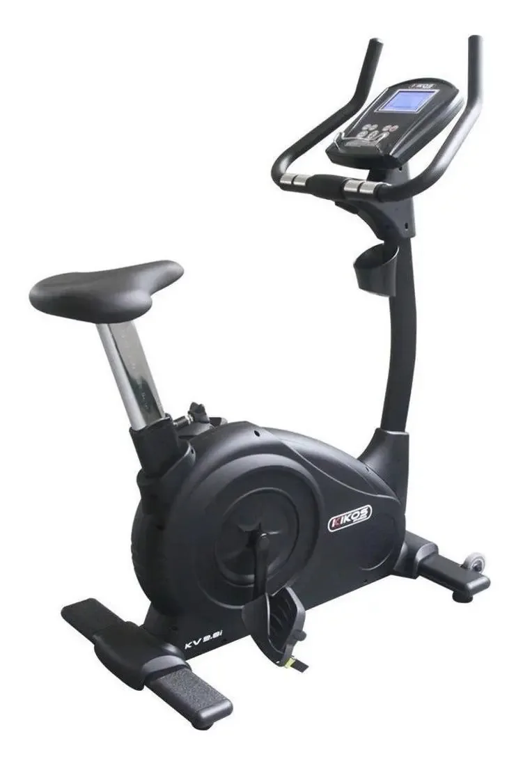 Bicicleta ergométrica Kikos Vertical Kv9.8i cor preto