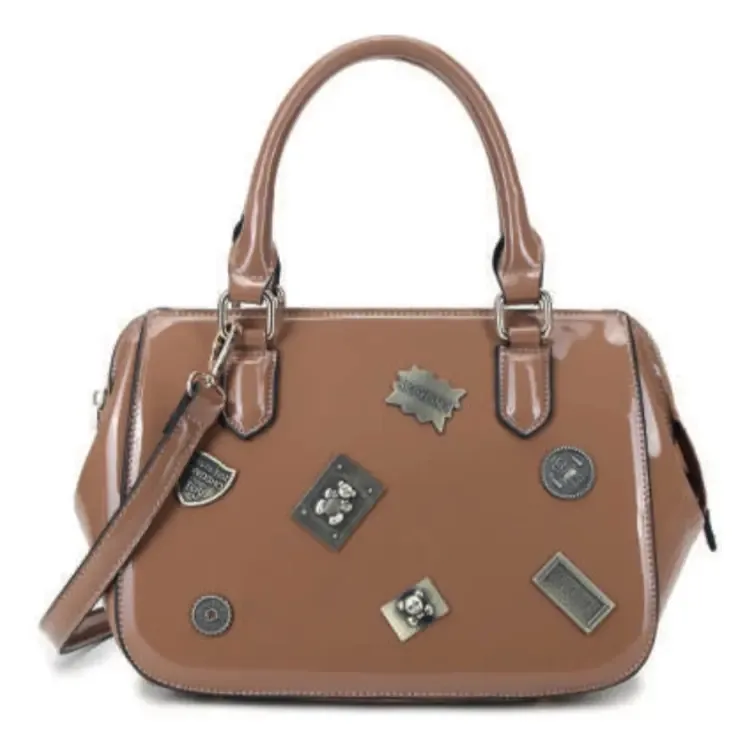 Bolsa Transversal E De Mão Avelã Davinci