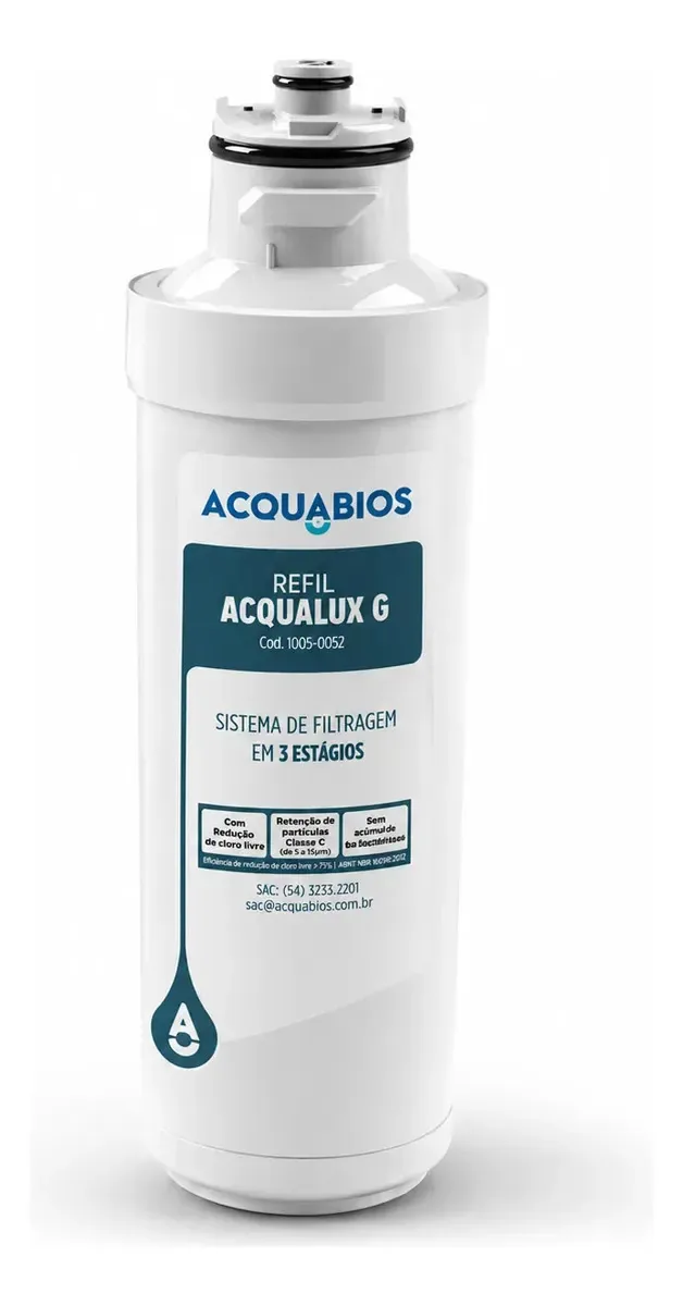 Refil Filtro De Agua Compatível Electrolux Pa21g Pa26g Pa31g