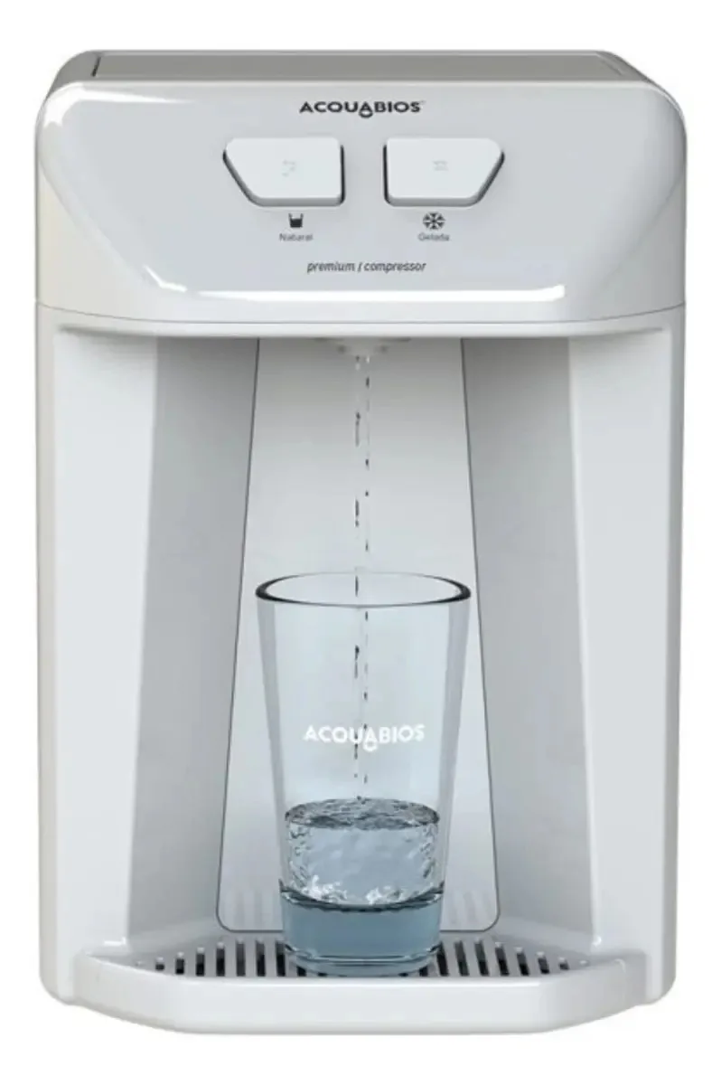 Filtro Purificador Água Compressor Gelada Bebedouro Bco Cor Branco
