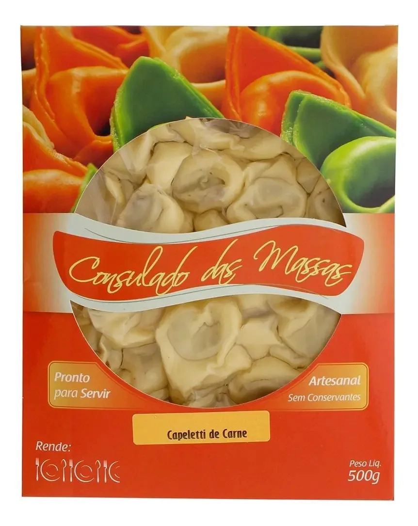 Capeletti de Carne Consulado Das Massas 500g