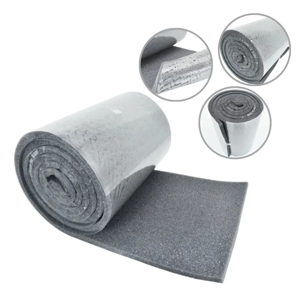 Manta Anti Ruído Espuma Anti-chama Adesivada Isolador 10mm