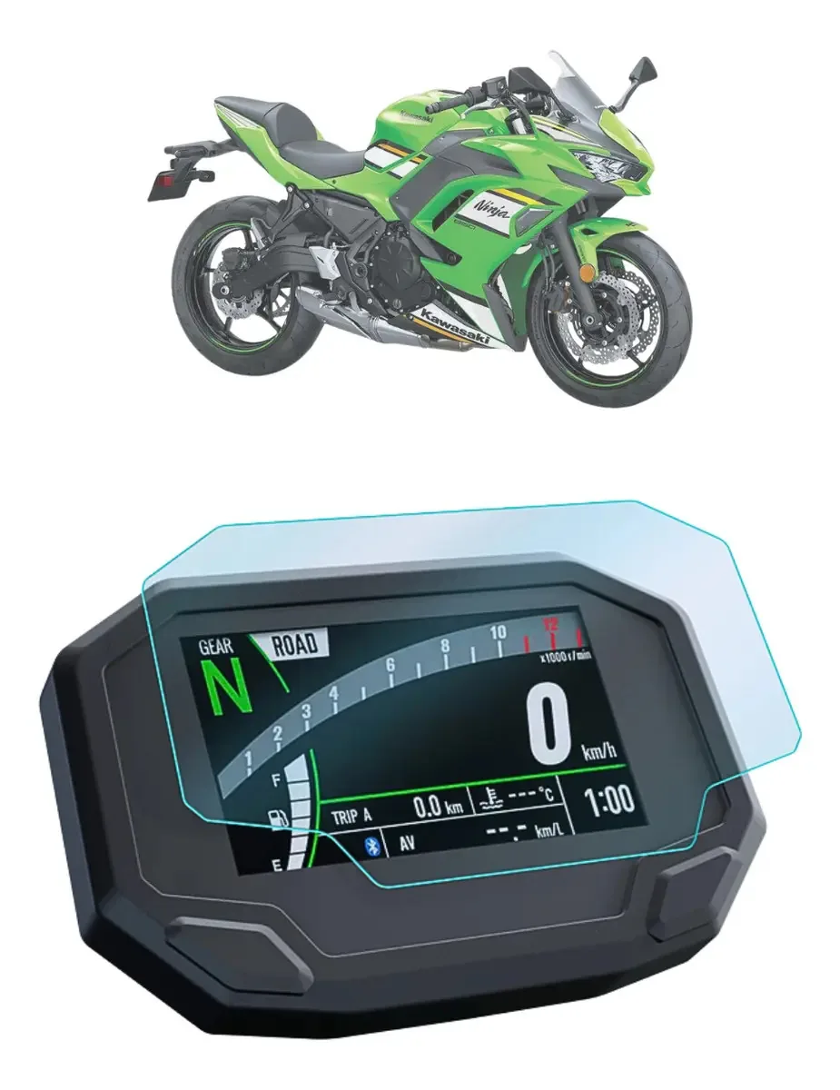 Película Protetora de Painel para Ninja ZX6R e Outras Motos