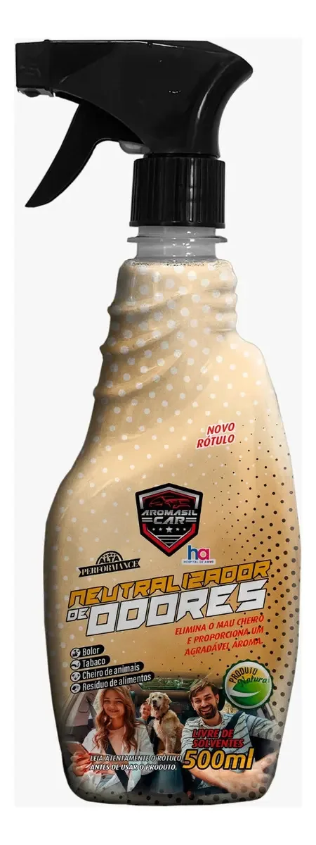 Neutralizador Odor 500ml Mau Cheiro Tapetes Tabaco Alimentos