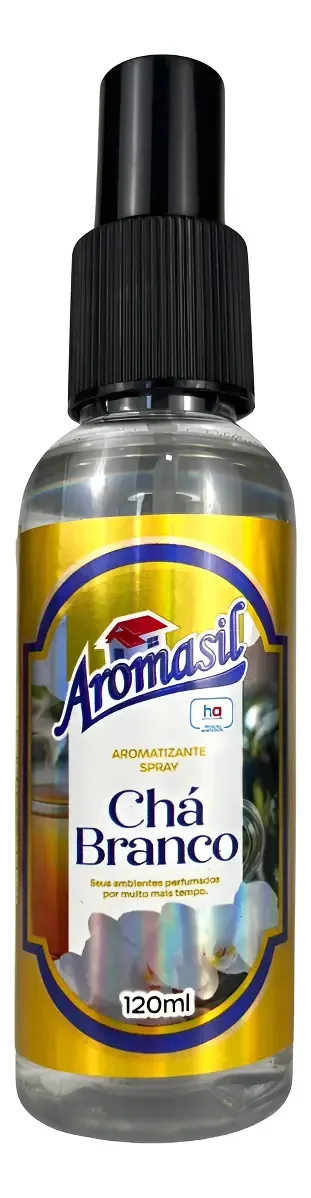 Perf Amb Aromasil Spr 120ml Cha Branco