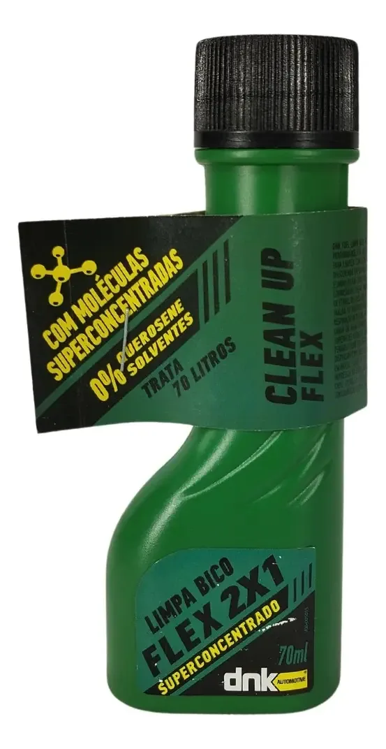 Aditivo Limpeza Bico Injetor DNK 70ml Carro Flex