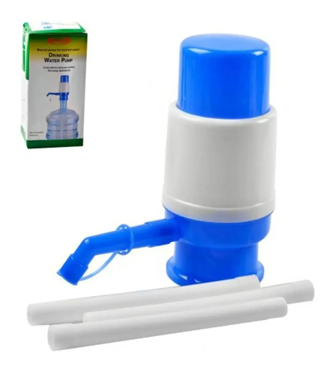 Bomba Da Terra Manual Para Garrafão 20L Água Mineral Branco/Azul