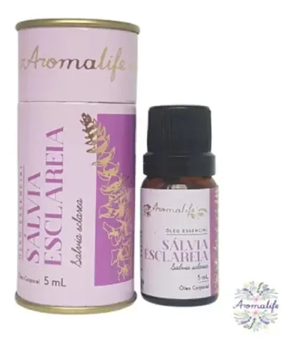 Sálvia Esclareia Óleo Essencial 5ml Aromalife Aromaterapia