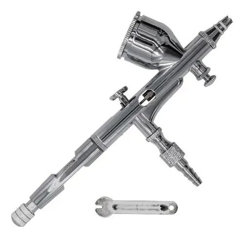 Aerógrafo Profissional Dupla Ação 0,2mm Caneca 9ml Lorben