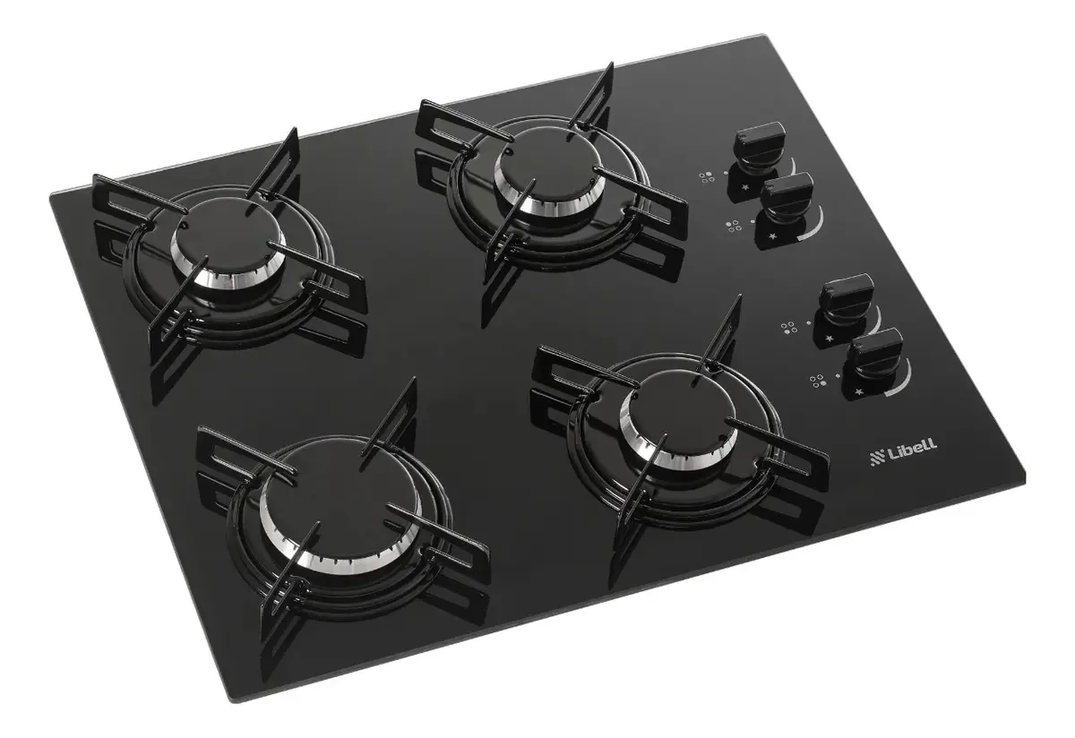 Cooktop Libell 4 Bocas Preto