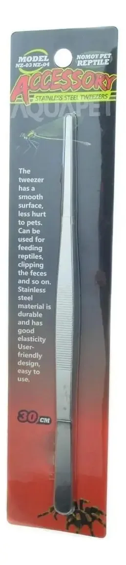 Pinça Reta Inox 30 Cm Nomoypet