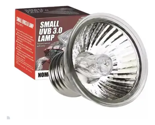 Lâmpada para Répteis NomoyPet 50W, UVA e UVB, para Aquecimento de Terrário e Tartarugas
