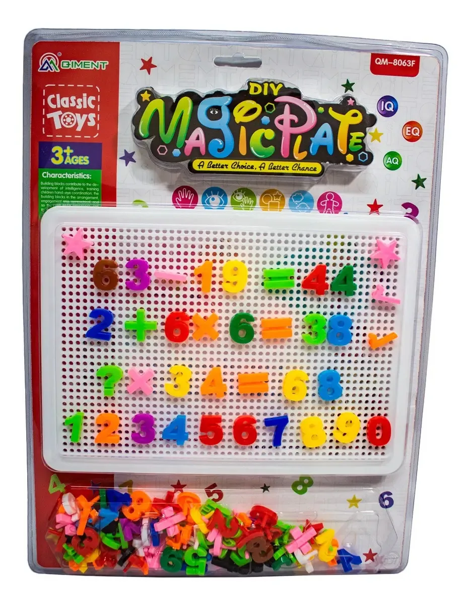 Quadro Educativo Infantil Encaixe De Números Matemática