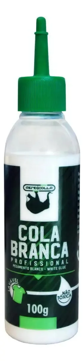 Cola Para Artesanato Cola Pva Branca 100g. Cor Transparente