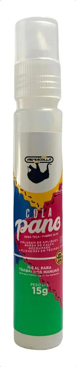 Cola Pano Rendicolla 15g Costura Manual Fixador Resistente