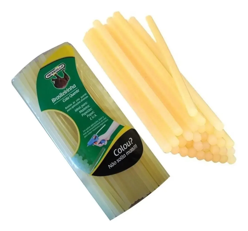 Cola Quente Bastão Brasileirinha 11,2 X 30 Grossa 800 Gr