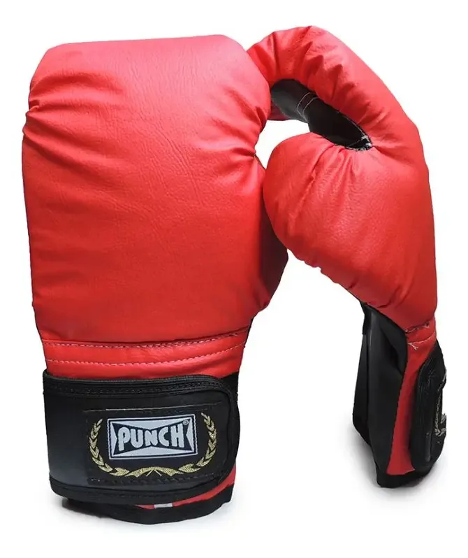 Luva De Boxe Punch Home Vermelho Tam8