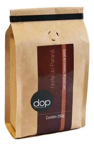 Café Gourmet Em Grãos Dop 250g - Norte Do Paraná