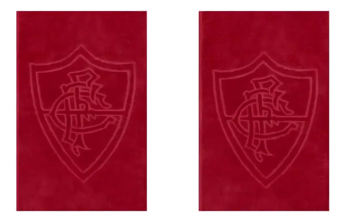 Kit 2 Toalhas De Rosto Jacquard Buettner Vermelho