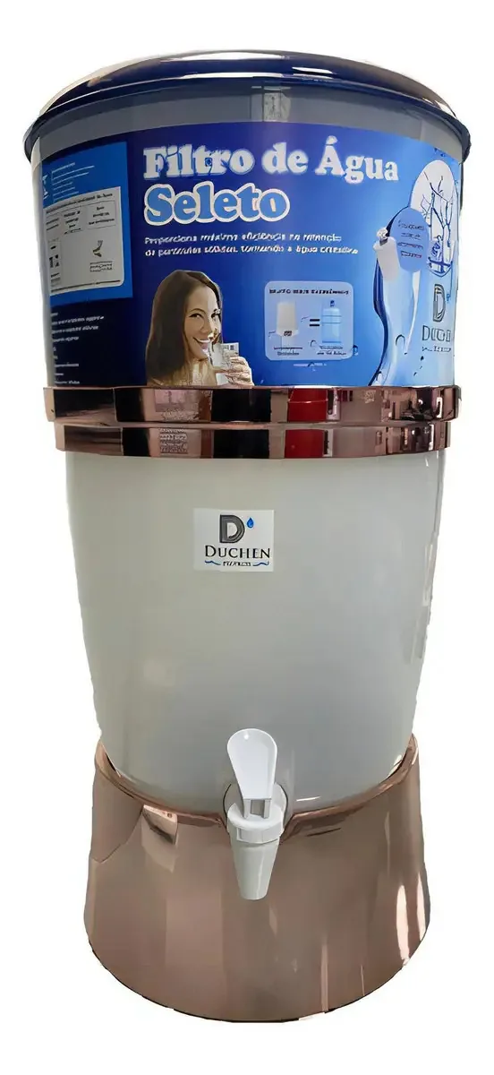 Filtro Água Seleto 11l Rose Duchen 2194 Cor Rose