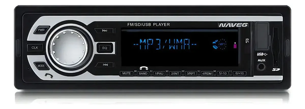 Auto Rádio Naveg Nvs 3018bt Mp3 Com Entradas Usb/sd