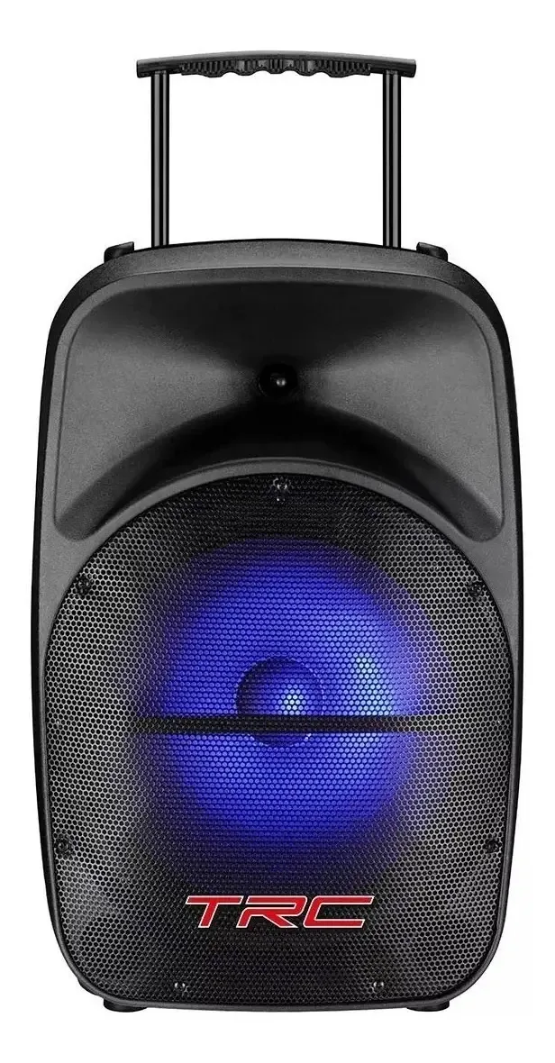 Caixa Som Amplificada 100w Trc Portátil Bluetooth Usb Fm