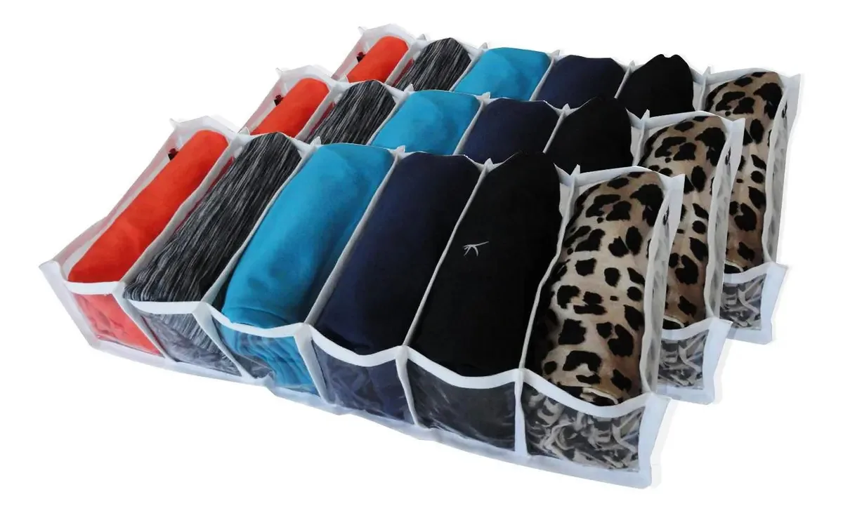 Organizadores De Gavetas Kit 3 Colmeias 6 Nichos 20x48 Egc4