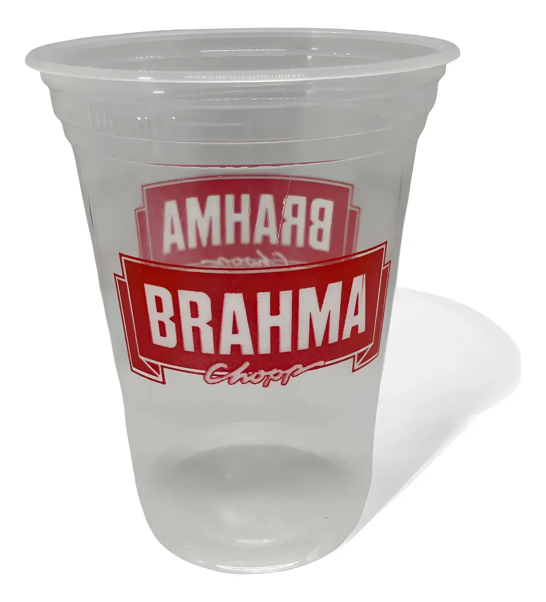 Copos Descartáveis Poliestireno 440ml Brahma 50 Unidades Cristalcopo Transparente