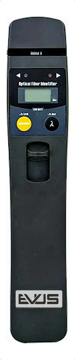 Identificador de Fibra Ativa Evus EV-430 VFL 10mW Alcance 10km Conectores SC FC ST