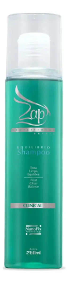 Shampoo Clinical Equilíbrio Zap Cosméticos - 250ml