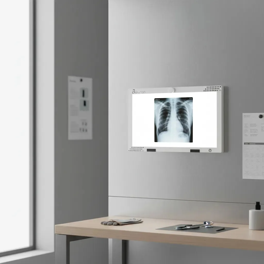 Biotron Negatoscópio Ultra Slim Led Panorâmico Branco Odontológico 12cm x 22cm