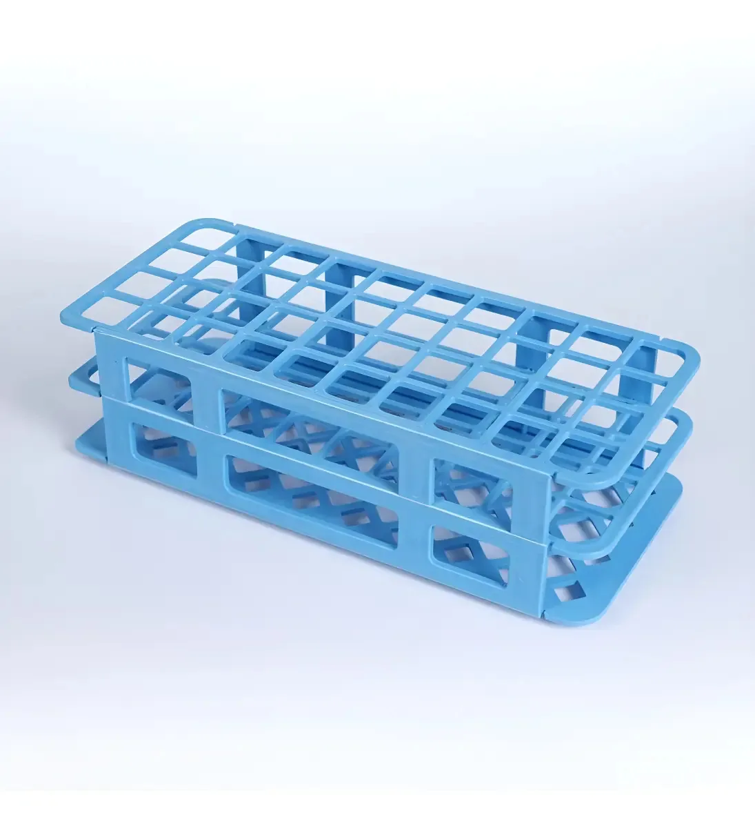 Estante Plástico Azul Cral 40 Tubos 20mm Autoclavável Laboratório