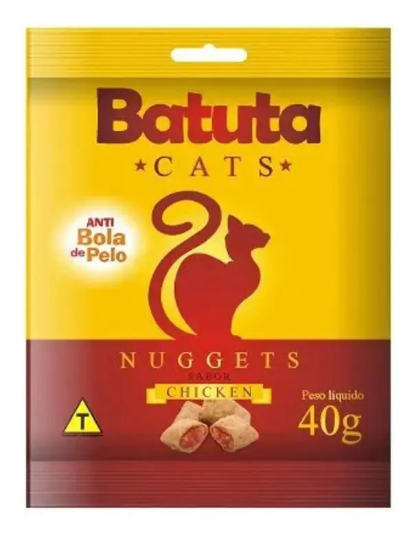 Petisco Batuta Nuggets Frango Para Gatos 40g