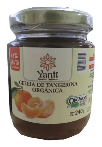 Geleia De Tangerina Orgânica 240g - Yanti