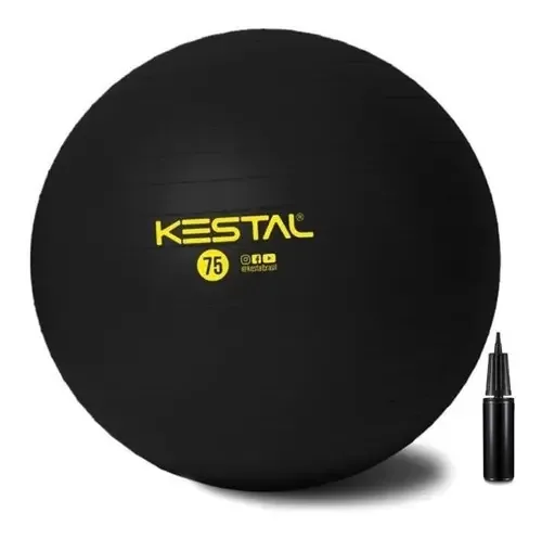 Bola de Pilates Kestal 75cm Antiestouro com Inflador