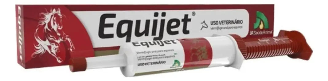 Equijet Vermífugo Oral Para Cavalos 25 Gr