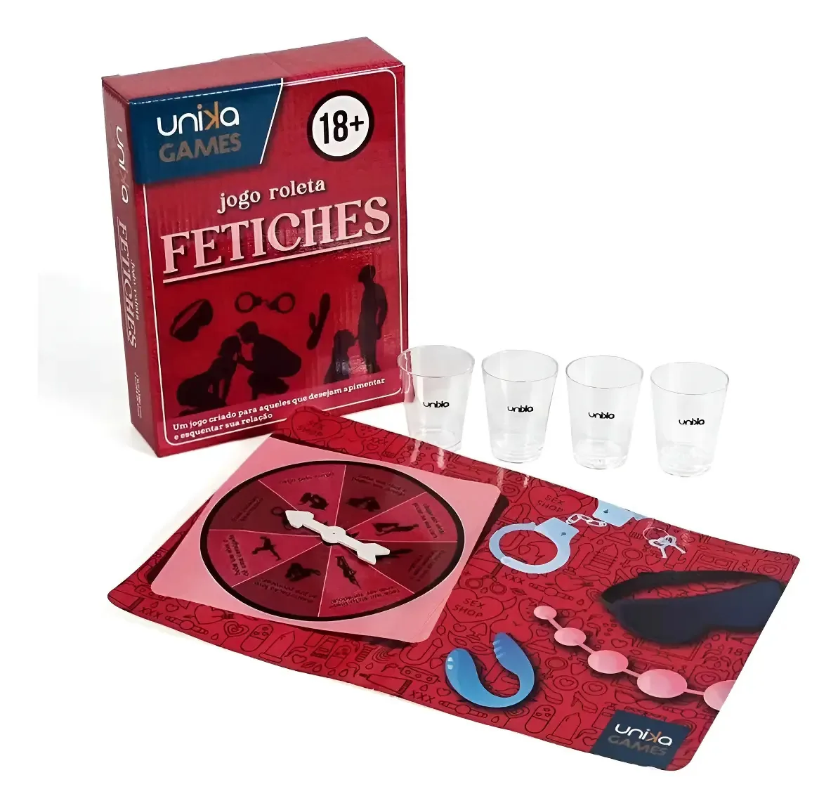 Jogo de Tabuleiro Roleta de Shot Fetiches Unika Adulto