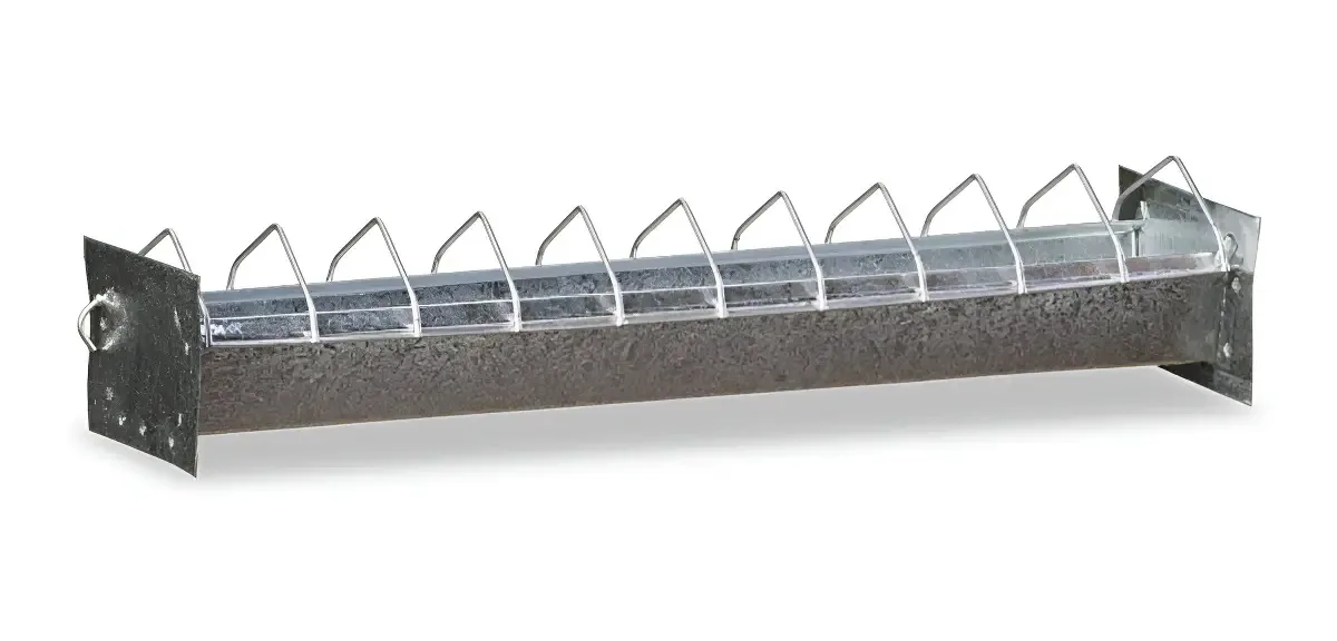 Comedouro Linear 50cm Aves Arame Galvanizado Gaiolas Londrina