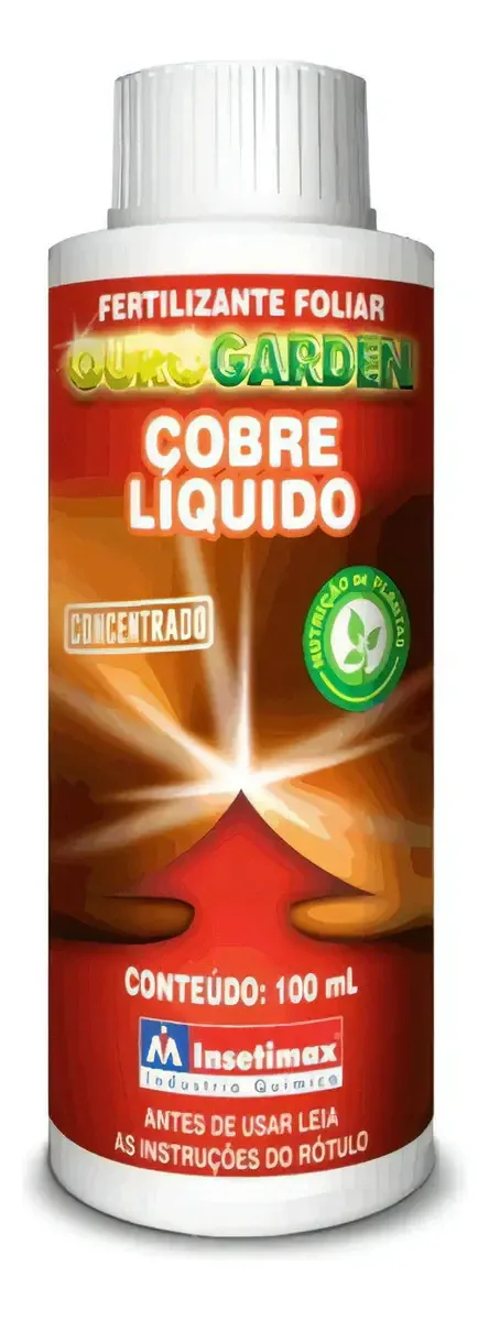 Fertilizando Cobre Líquido Concentrado 100ml - Insetimax
