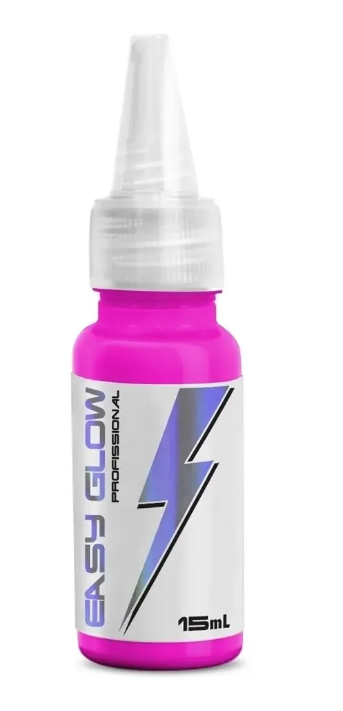 Tinta para Tatuagem Rosa Chiclete Easy Glow 15ml